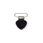 Clips Metal Hearts Black from Cara & Co Craft Supply