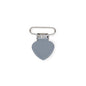 Clips Metal Hearts Grey from Cara & Co Craft Supply