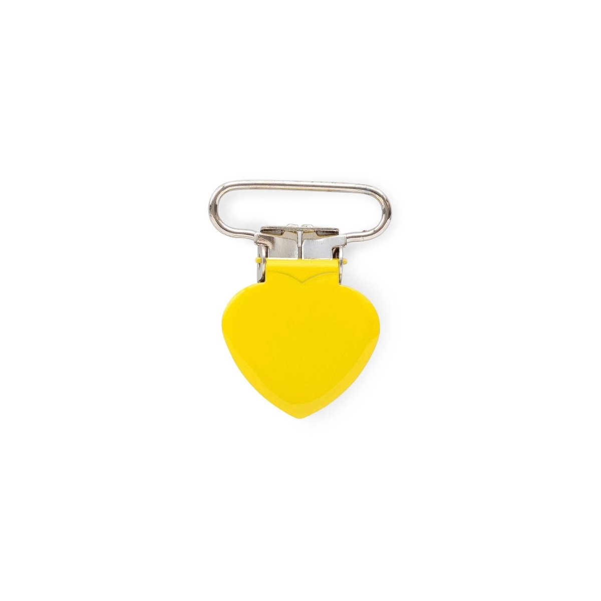 Clips Metal Hearts Sunshine Yellow from Cara & Co Craft Supply