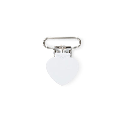 Clips Metal Hearts White from Cara & Co Craft Supply