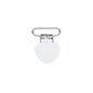 Clips Metal Hearts White from Cara & Co Craft Supply