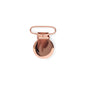 Clips Metal Rounds Rose Gold from Cara & Co Craft Supply
