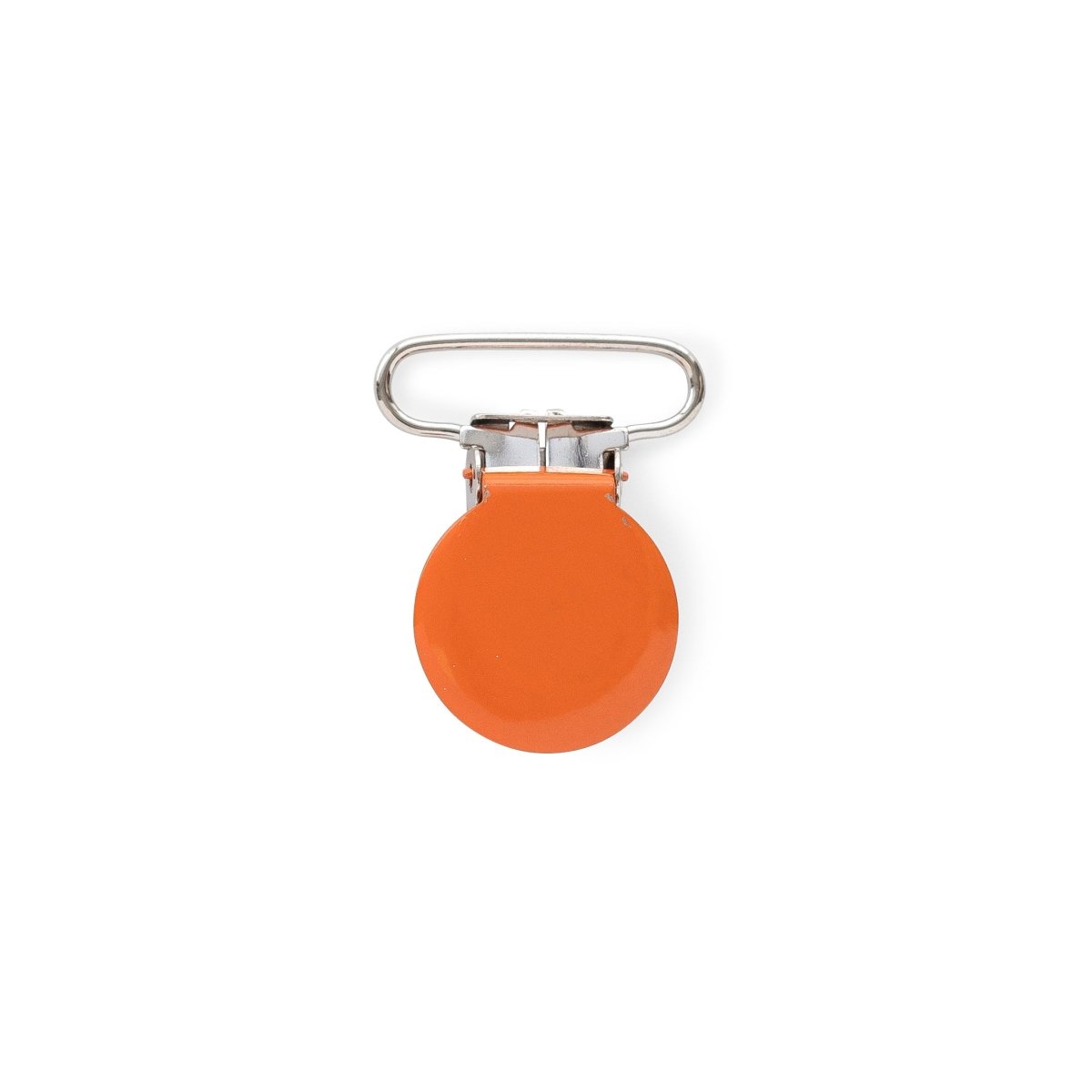 Clips Metal Rounds Tangerine Orange from Cara & Co Craft Supply
