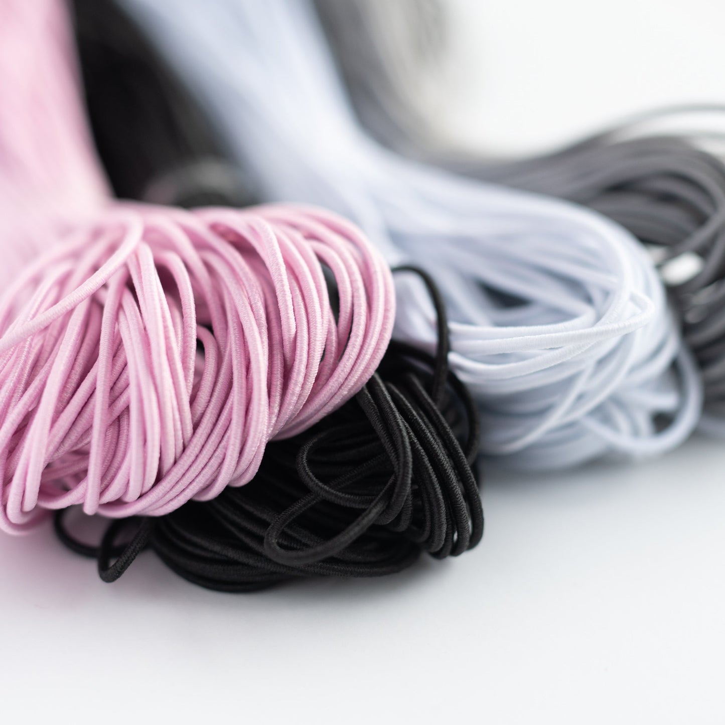 Cording Elastic Cord - UNCUT Bundles 0.8mm from Cara & Co Craft Supply