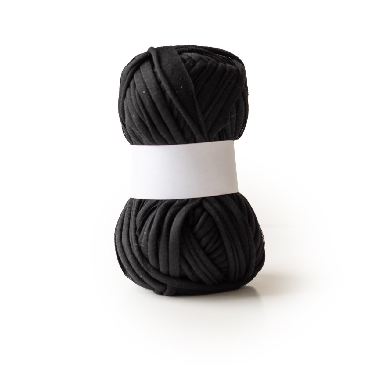 Cording Jersey T-Shirt Yarn Black from Cara & Co Craft Supply