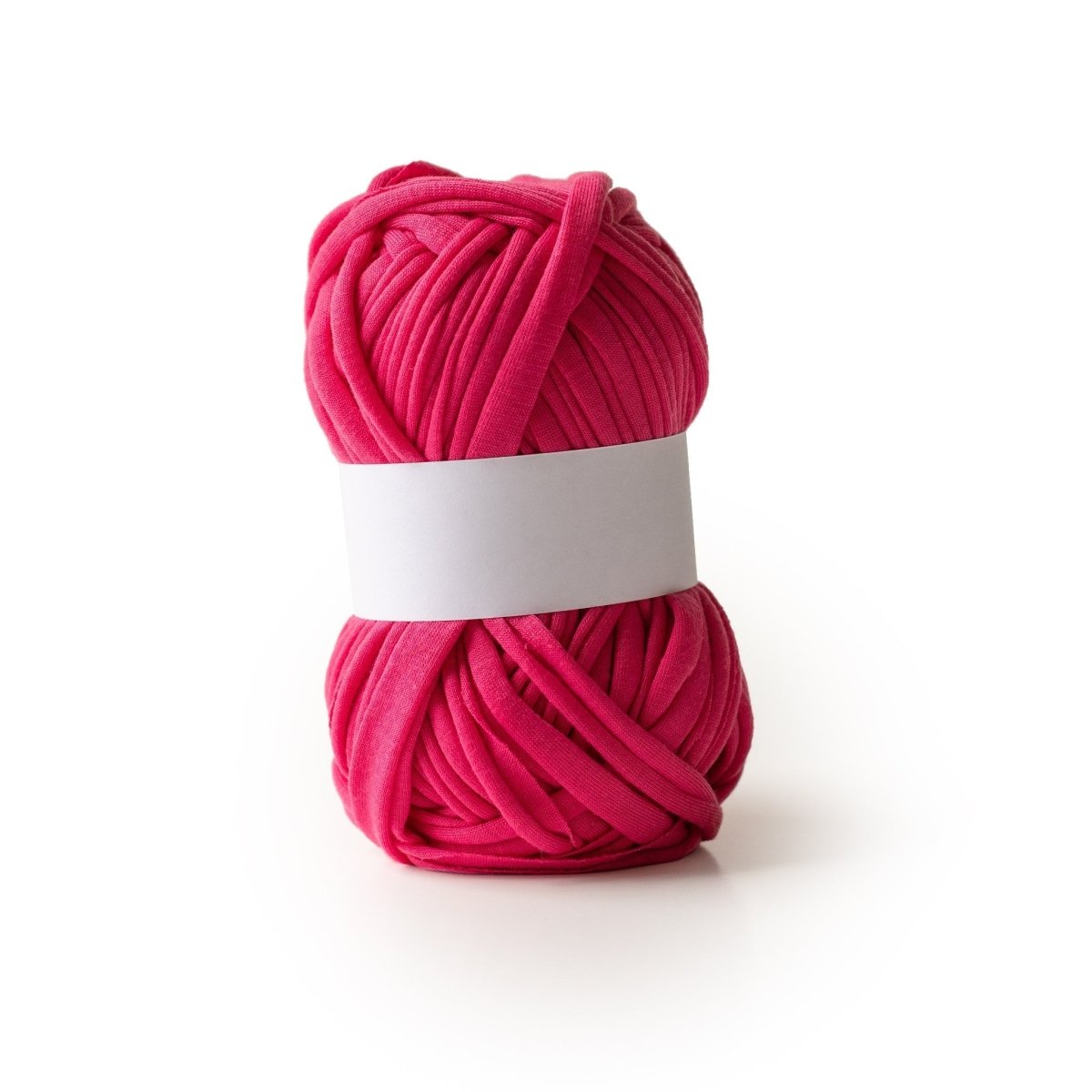 Cording Jersey T-Shirt Yarn Sassy Pink from Cara & Co Craft Supply
