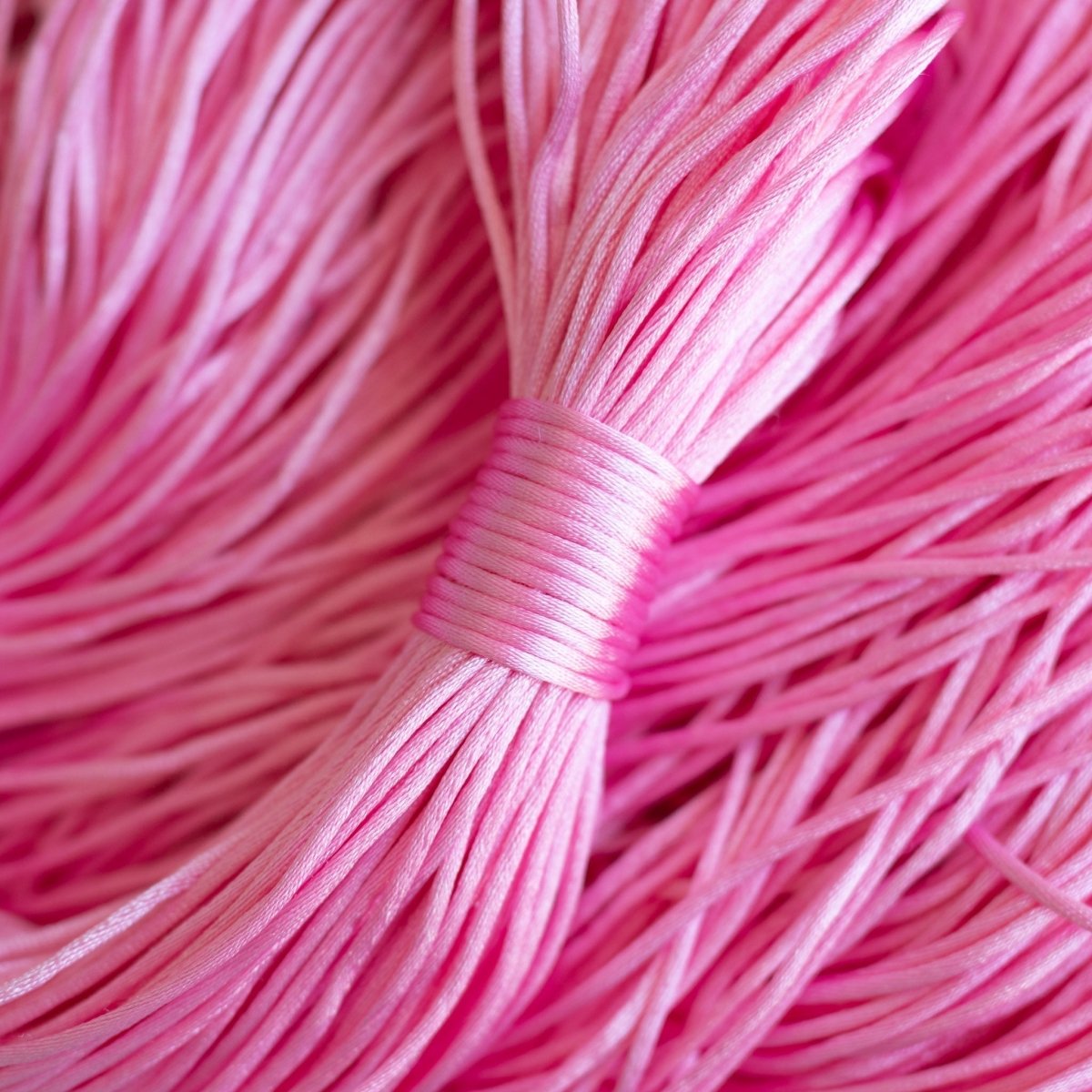 Cording Nylon Cord 60" (Pre-Cut) Cotton Candy Pink from Cara & Co Craft Supply