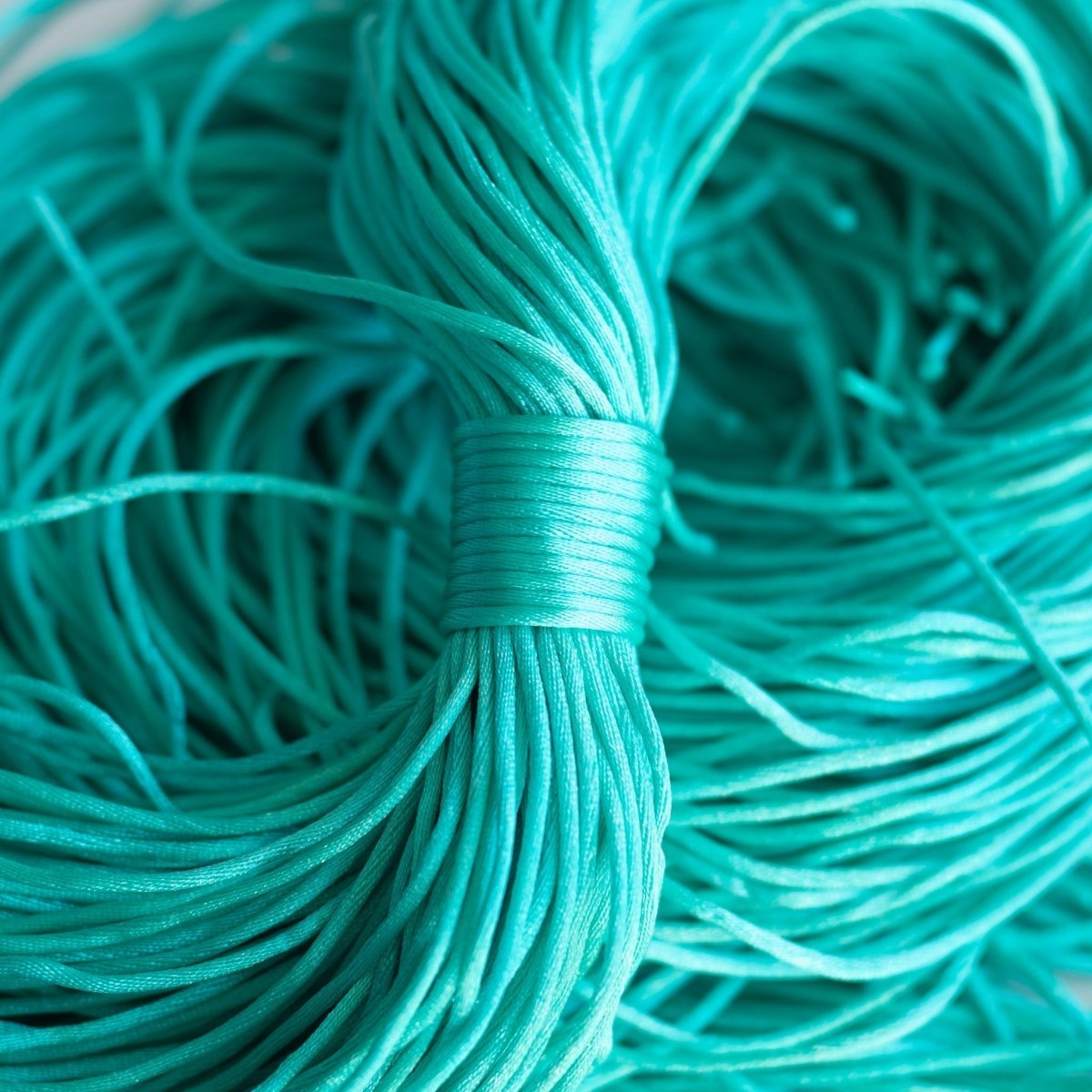 Cording Nylon Cord 60" (Pre-Cut) Turquoise from Cara & Co Craft Supply