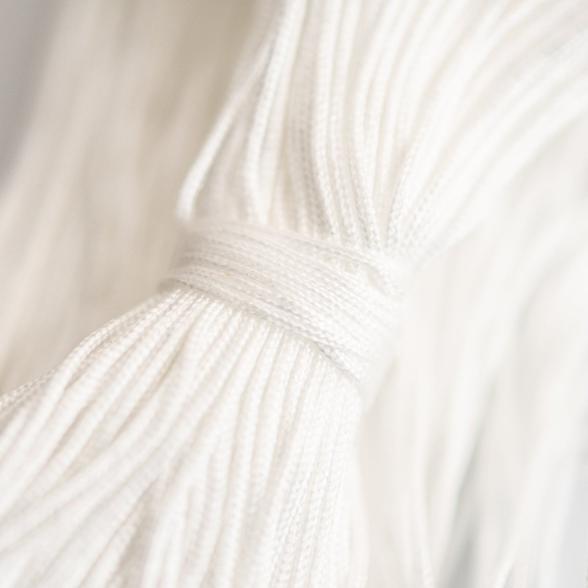 Cording Nylon Cord .8mm - Bundles White from Cara & Co Craft Supply