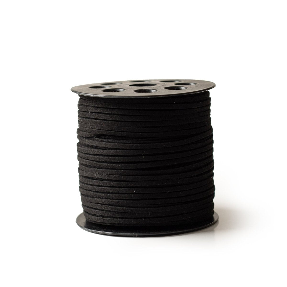 Cording Suede Leather Cord Black from Cara & Co Craft Supply