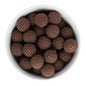 Felt & Crochet Beads 20mm Crochet Beads Chocolate Brown from Cara & Co Craft Supply