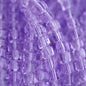 Glass Beads Glass Faceted Cubes Clear Purple from Cara & Co Craft Supply