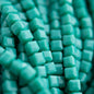 Glass Beads Glass Faceted Cubes Teal from Cara & Co Craft Supply