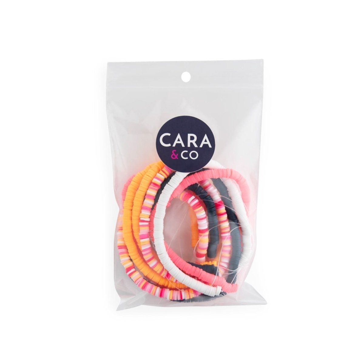 Heishi Bead Packs Creamsicle from Cara & Co Craft Supply