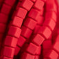 Heishi Bead Strands Polymer Clay Beads - Cubes Coral from Cara & Co Craft Supply
