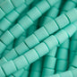 Heishi Bead Strands Polymer Clay Beads - Cylinder Robin's Egg Blue from Cara & Co Craft Supply