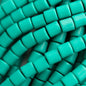 Heishi Bead Strands Polymer Clay Beads - Cylinder Sea Green from Cara & Co Craft Supply