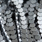Hematite Beads Hematite - Heart Silver from Cara & Co Craft Supply