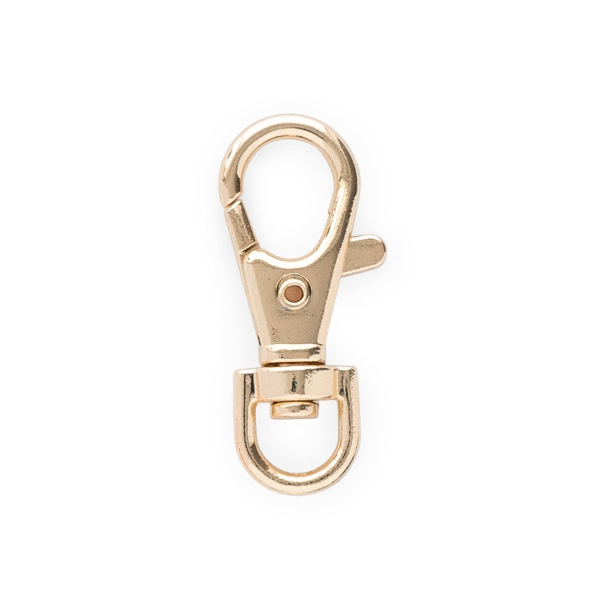 Lanyards Premium Lanyard Clip - Small Hook Soft Gold from Cara & Co Craft Supply