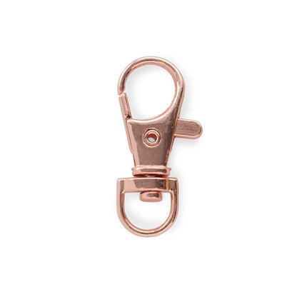 LAST CHANCE Lanyard Clip - Small Hook Rose Gold from Cara & Co Craft Supply