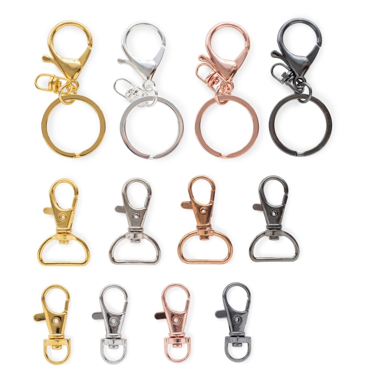 LAST CHANCE Lanyard Clip - Small Hook Rose Gold from Cara & Co Craft Supply