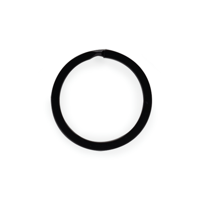 LAST CHANCE Large Keyrings Matte Black from Cara & Co Craft Supply