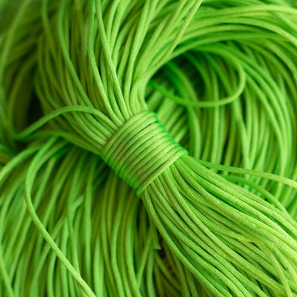 LAST CHANCE Nylon Cord 35" - Pre-Cut Packs Summer Lime from Cara & Co Craft Supply