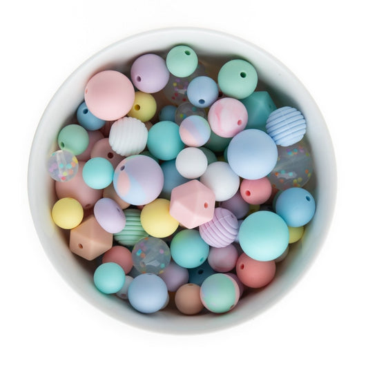 Silicone Bead Packs Pastel Palette Assorted Silicone from Cara & Co Craft Supply