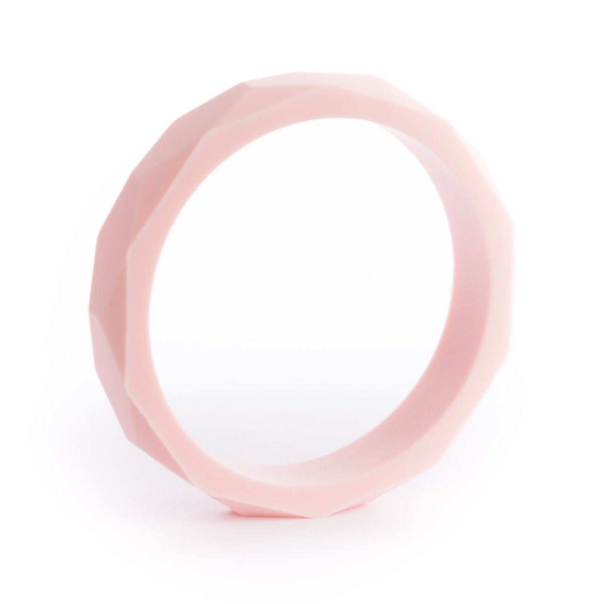 Silicone Bracelets Faceted Bracelets Soft Pink from Cara & Co Craft Supply