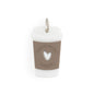 Silicone Charms Coffee-to-Go Cappuccino from Cara & Co Craft Supply