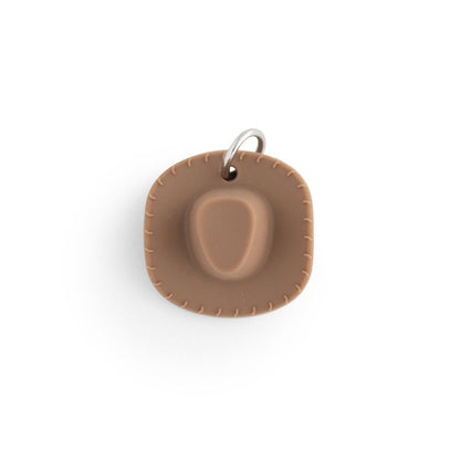 Silicone Charms Cowboy Hats Earth Brown from Cara & Co Craft Supply