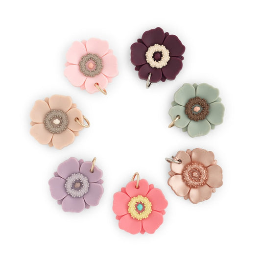 Silicone Charms Poppies Blush from Cara & Co Craft Supply