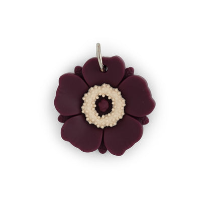 Silicone Charms Poppies Mystic Mulberry from Cara & Co Craft Supply
