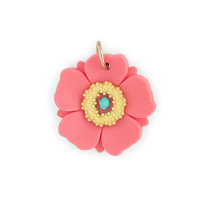 Silicone Charms Poppies Starburst from Cara & Co Craft Supply