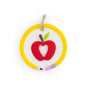 Silicone Charms Teacher's Apple Sunshine Yellow from Cara & Co Craft Supply