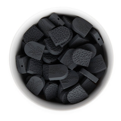 Silicone Focal Beads Arches Charcoal Grey from Cara & Co Craft Supply