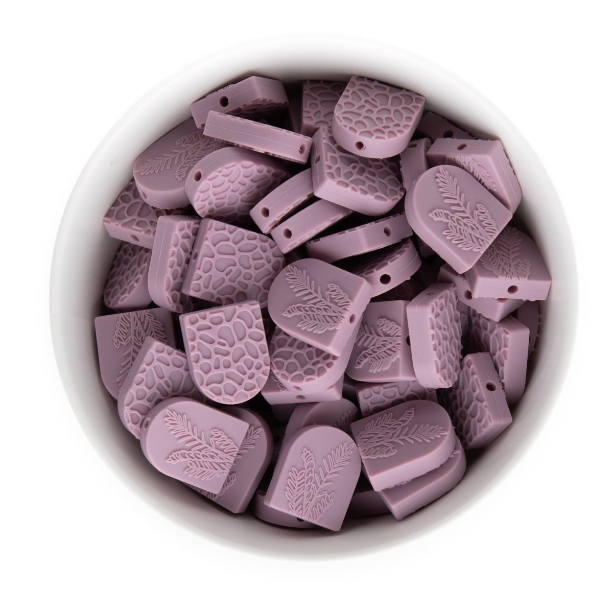 Silicone Focal Beads Arches Mauve from Cara & Co Craft Supply