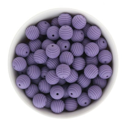 Silicone Focal Beads Beehives Amethyst from Cara & Co Craft Supply