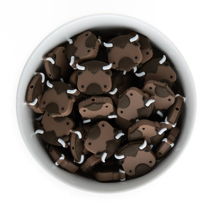 Silicone Focal Beads Bison from Cara & Co Craft Supply