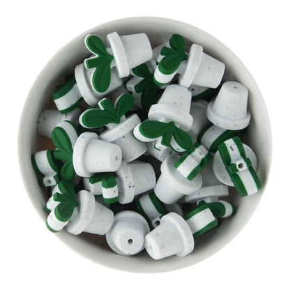 Silicone Focal Beads Bloom Granite from Cara & Co Craft Supply
