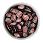 Silicone Focal Beads Books Burgundy Rose from Cara & Co Craft Supply