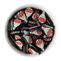 Silicone Focal Beads Bouquet Bright Red from Cara & Co Craft Supply