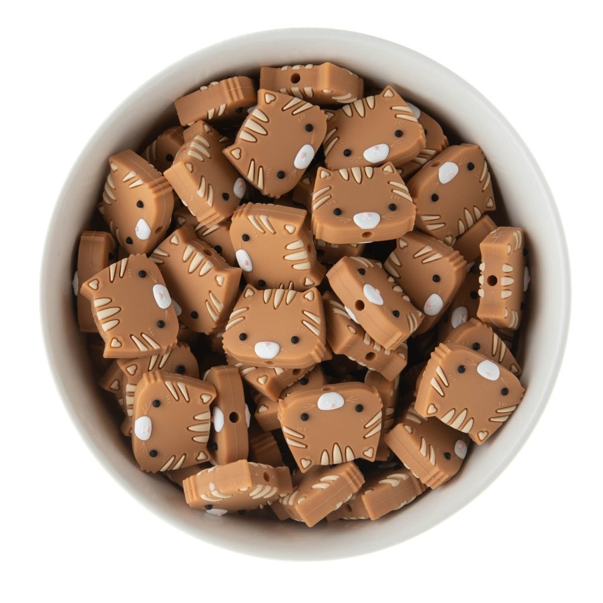 Silicone Focal Beads Cats Butterrum from Cara & Co Craft Supply