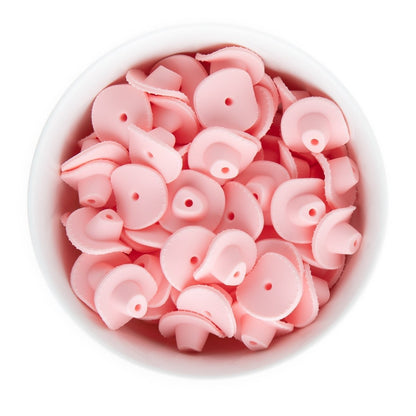 Silicone Focal Beads Cowboy Hats Soft Pink from Cara & Co Craft Supply