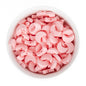 Silicone Focal Beads Crescent Moon Soft Pink from Cara & Co Craft Supply