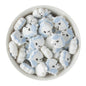 Silicone Focal Beads Dreamy Unicorns Pastel Blue from Cara & Co Craft Supply