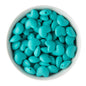 Silicone Focal Beads Hearts Turquoise from Cara & Co Craft Supply