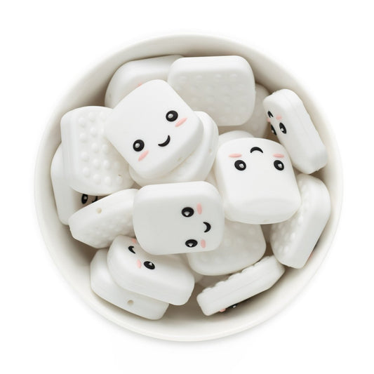 Silicone Focal Beads Marshmallows from Cara & Co Craft Supply