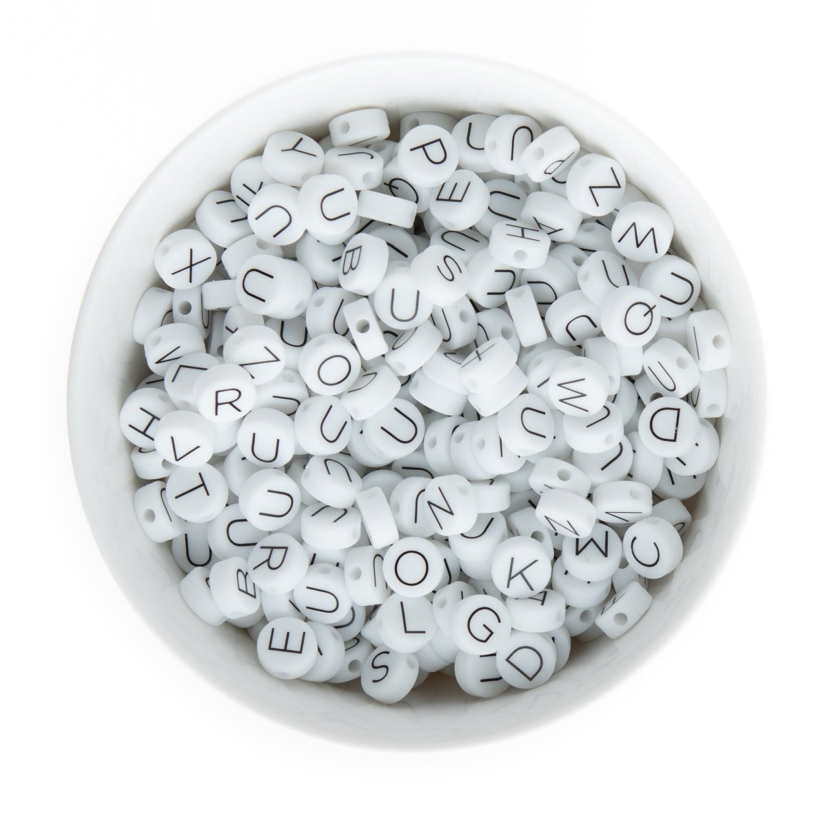 Cara & Co Alphabet Letter Start Kit - 125 12mm Silicone Beads deals - See Description