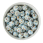 Silicone Print Beads Exclusive - Hexagons Construction Zone from Cara & Co Craft Supply